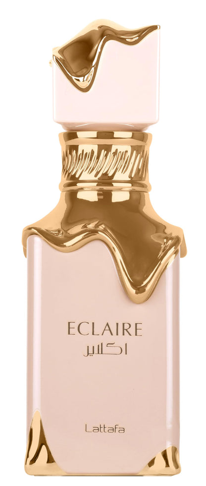 Lattafa Eclaire - Vanilla, Caramel, Sweet, Floral - Eau de Parfum Long-Lasting Fragrance for Women, 3.40 Ounce / 100 ml