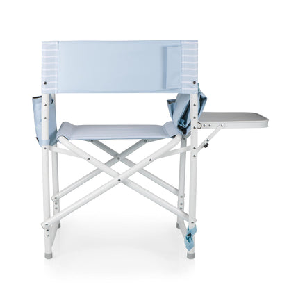PICNIC TIME ONIVA - Outdoor Directors Chair with Side Table - Beach Chair for Adults - Camping Chair with Table