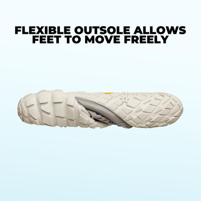 NORTIV 8 Womens Barefoot Water Sports Shoes - Outdoor Athletic Pool Swim Hiking Aqua Shoes, Beige/Light/Grey - 8 (Treklady-2)