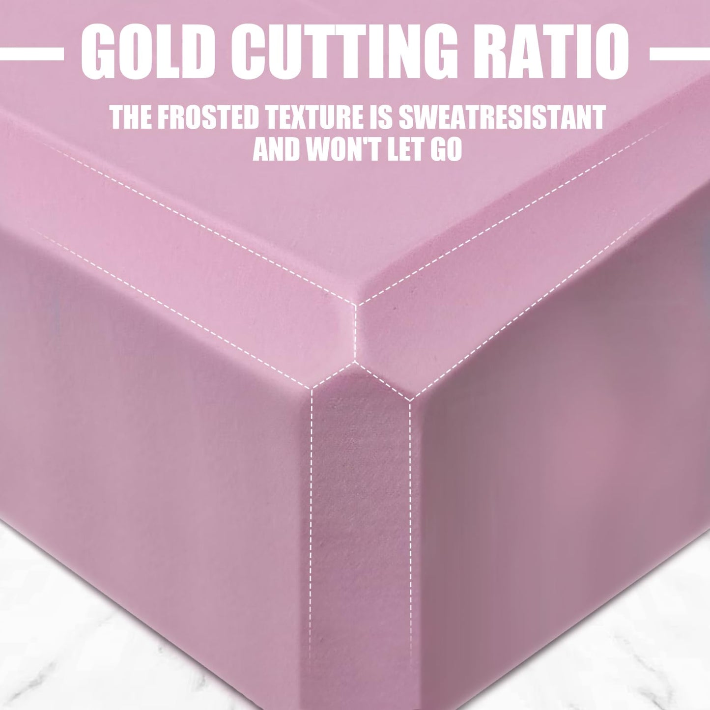 2 Pcs Yoga Blocks, 9"x6"x3" Foam Blocks Yoga Props for Pilates Stretching and Meditation Exercise Blocks Lightweight Yoga Essentials (Pink, normal)