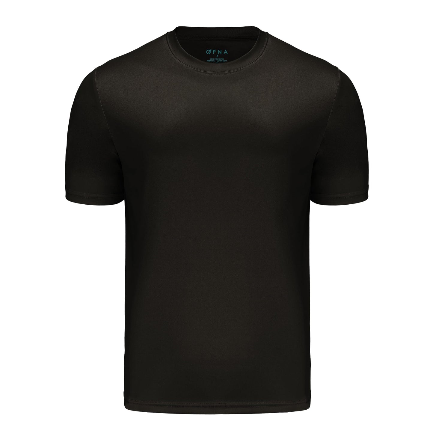 Opna Men's Big & Tall Short Sleeve Moisture Wicking Athletic T-Shirts Regular Sizes & XLT's Black