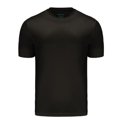 Opna Men's Big & Tall Short Sleeve Moisture Wicking Athletic T-Shirts Regular Sizes & XLT's Black