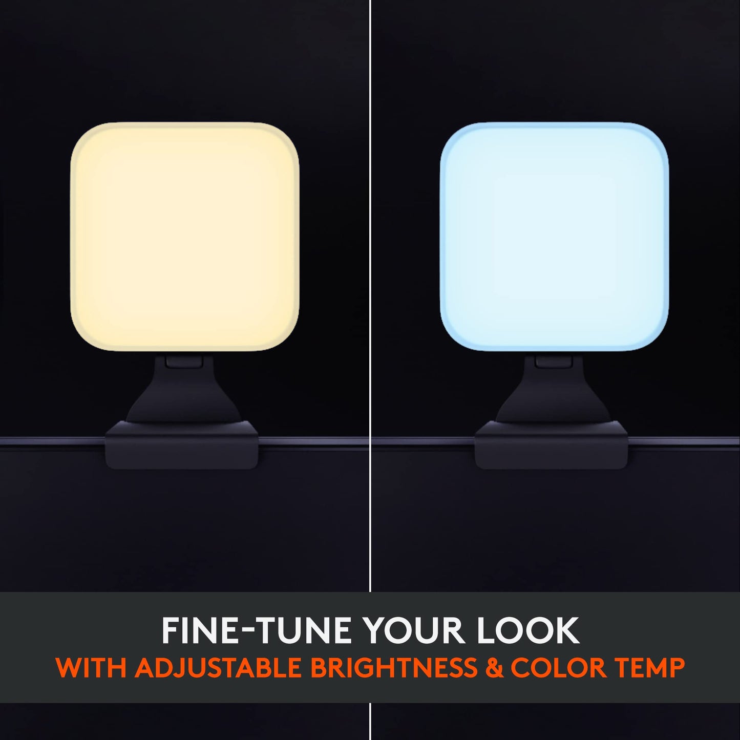 Logitech for Creators Litra Glow Premium LED Streaming Light with TrueSoft, adjustable mount, video lighting for recording streams, PC/Mac - Graphite