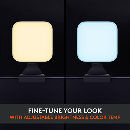 Logitech for Creators Litra Glow Premium LED Streaming Light with TrueSoft, adjustable mount, video lighting for recording streams, PC/Mac - Graphite