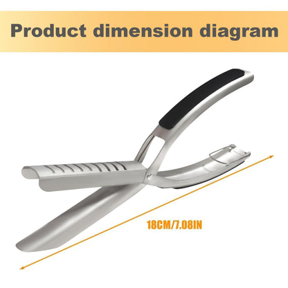 Rib Prep Tool Pro, Stainless Steel Rib Membrane Remover Tool, BBQ Rib Skinner, Ergonomic Design for Effortless BBQ Rib Preparation, Barbecue Enthusiasts & Chefs (1PC)