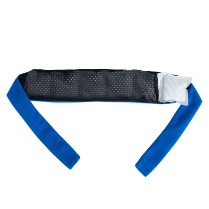 Ice Wraptor Bandana + 4 inserts:Just Add Water & freeze. Keep Neck, Head, oints Cool. Portable Ice Therapy for Pain Relief.Adjustable, Lightweight Comfortable- w/ 5 2.5"x15" Reusable Cryosheet Inserts