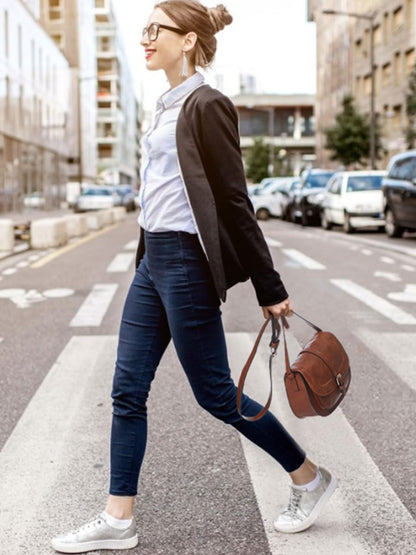 AFKOMST Crossbody Bags for Women,Small Saddle Purse and Boho Cross Body Handbags,Vegan Leather, Brown