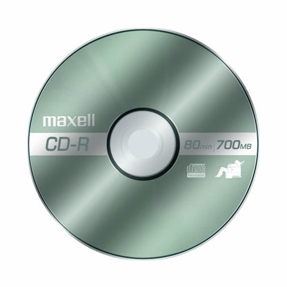 Maxell 648200, Premium Quality Noise free Surface Playback Recordable CDs 700Mb Storage – 2x to 48x, Write Speed 80 minutes - Blank CDs, CD Storage & Reusable Spindle Case Holder – 100 Pack