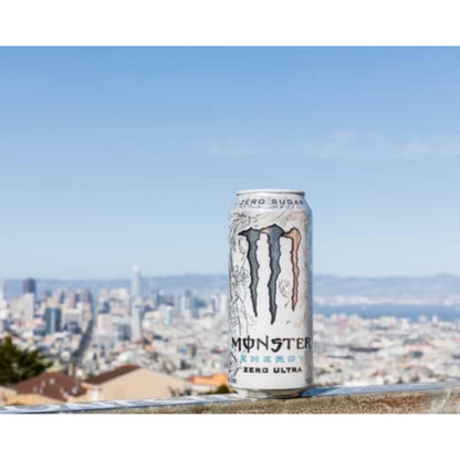 Monster Energy Zero Ultra, Sugar Free Energy Drink, 16 Ounce (Pack of 15)