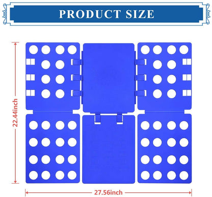 Geniusidea V1 Shirt Folding Board t Shirts Clothes Folder Durable Plastic Laundry folders Folding Boards for Adults and Kids Fast and Fun