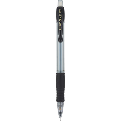 Pilot, G2 Mechanical Pencils, 0.7mm HB Lead, Black Accents, Pack of 12