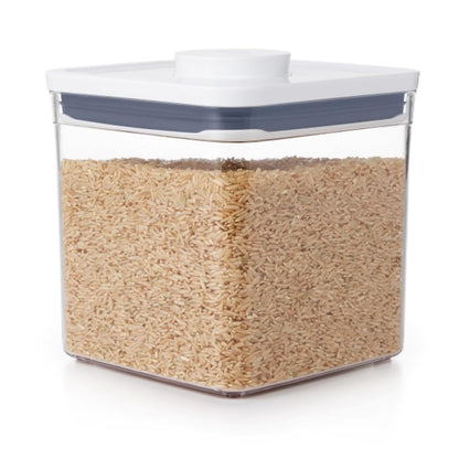 OXO Good Grips POP Container - Airtight Food Storage - Big Square Short 2.8 Qt Ideal for 5 lbs of sugar, cookies or crackers