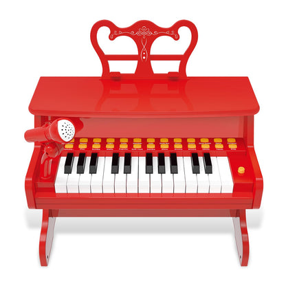 Kids Keyboard Piano for Kids - Upgraded Red Digital Musical Keyboard Piano Instrument Toys for 2 3 4 5 6 7 Years Old Beginners Educational Instruments Birthday Gift for Girls and Boys