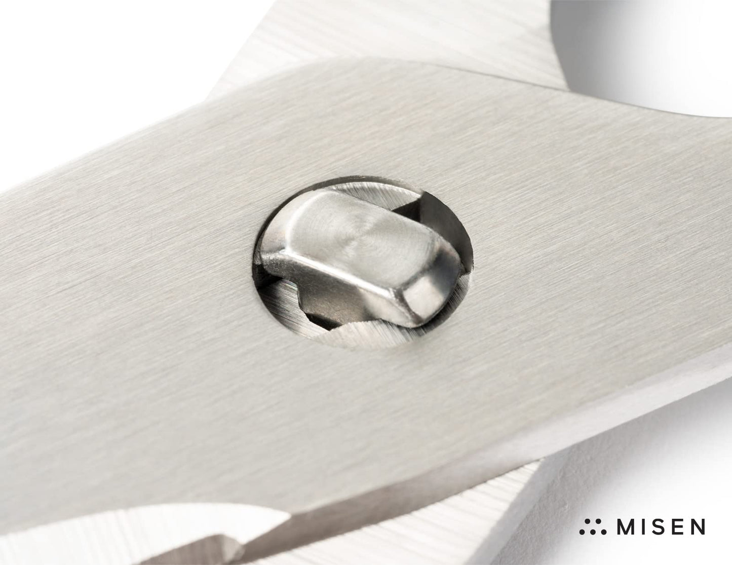 Misen Heavy Duty Kitchen Shears - Stainless Steel, Versatile and Easy Clean Scissors for Meat, Herbs and Veggies - Ambidextrous Comfort Handle - Professional Grade - Black