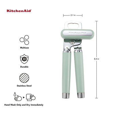KitchenAid Gourmet Multifunction Can Opener / Bottle Opener, 8.36-Inch, Pistachio