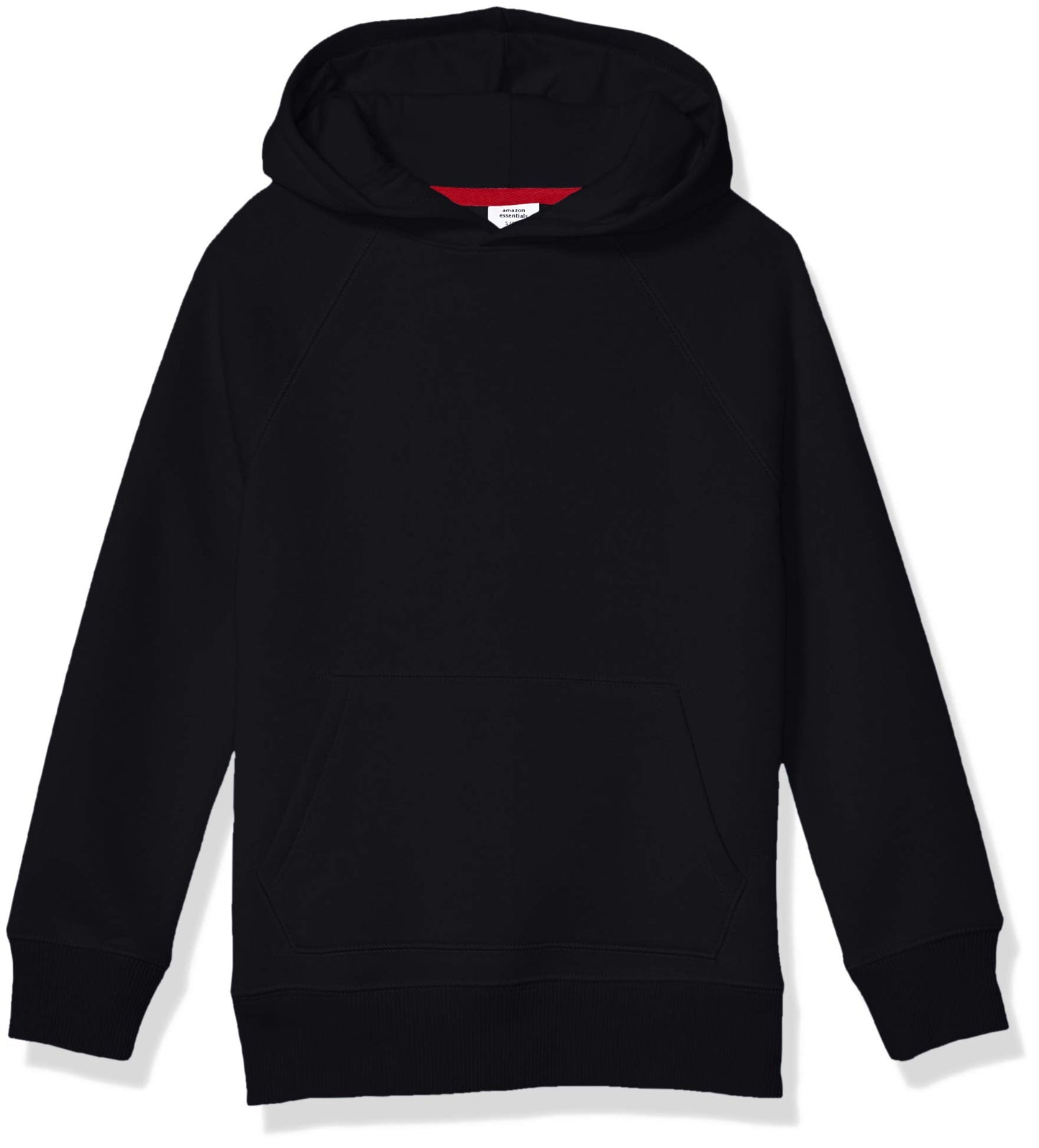 Amazon Essentials Boys' Fleece Pullover Hoodie Sweatshirts, Black, XX-Large