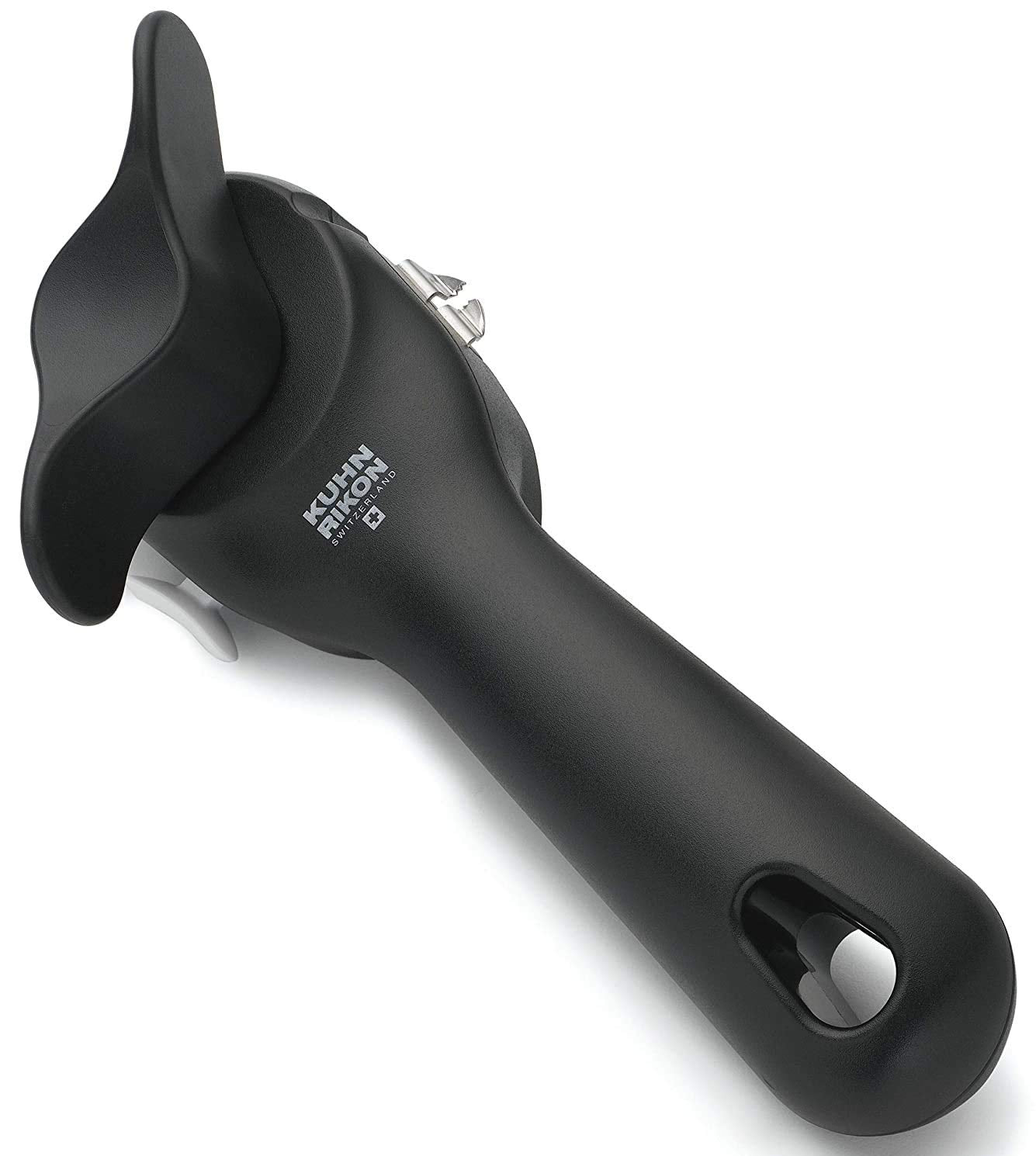 Kuhn Rikon Auto Safety LidLifter/Can Opener with Ring Pull, 8 x 2.5 x 2.75 inches, Black