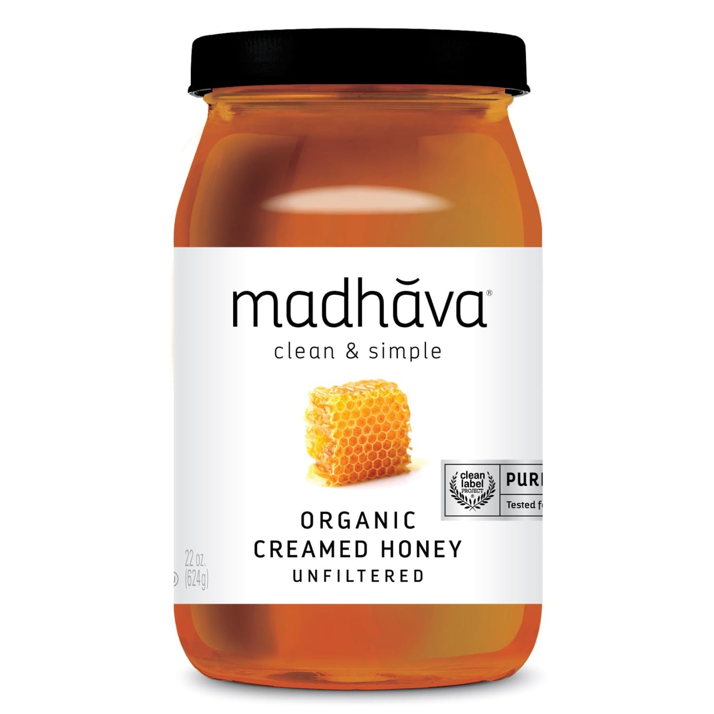 Madhava Natural Sweeteners Organic Honey, 22-Ounce - Packaging May Vary
