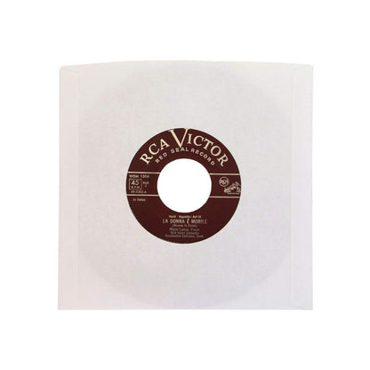(50) Square Deal Recordings & Supplies 7 Inch Record Paper Inner Sleeves - White Archival Acid Free - #07IW - 50 Sleeves