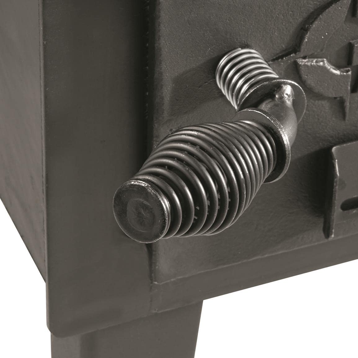 Guide Gear Outdoor Wood Burning Stove; Portable with Chimney Pipe for Cooking and Camping