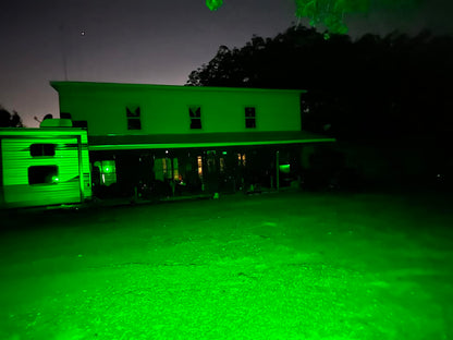 LILBEES Solar Powered Hog Feeder Light-Motion-Activated for Hogs,Deer,Pig Feeding and Yard Varmint Guarding-Campact Camouflage Green Lights Design for Outdoor Night Hunting for Games(G300) 2-Pack