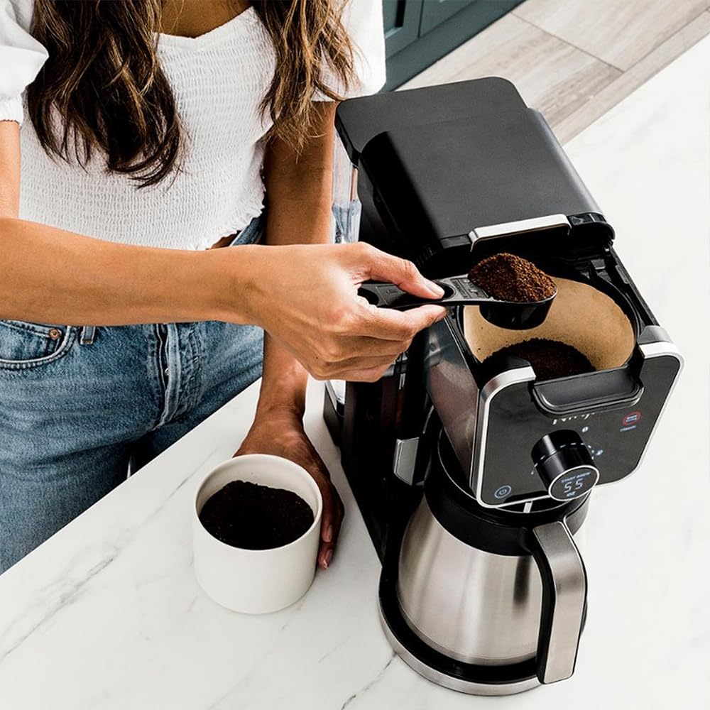 Ninja CFP305 DualBrew Pro Specialty 12-Cup Drip Coffee Maker Thermal Carafe (Renewed)