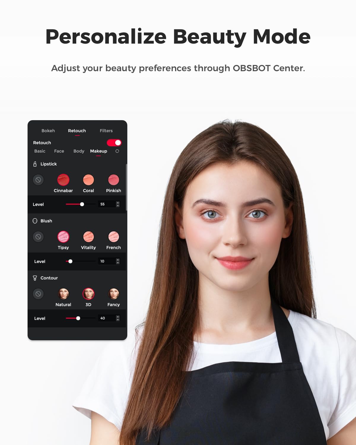 OBSBOT Meet SE 1080P 100FPS Webcam for PC, AI Framing Streaming Camera with 1/2.8" Sensor, Beauty Mode, Gesture Control, DOL HDR, Web Camera for Desktop Computer, Laptop,Meeting, etc. (Space Grey)