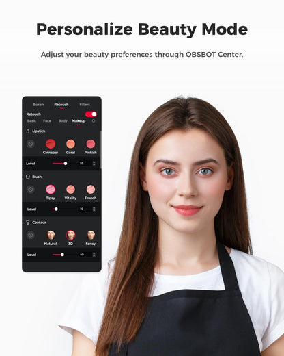 OBSBOT Meet SE 1080P 100FPS Webcam for PC, AI Framing Streaming Camera with 1/2.8" Sensor, Beauty Mode, Gesture Control, DOL HDR, Web Camera for Desktop Computer, Laptop,Meeting, etc. (Space Grey)