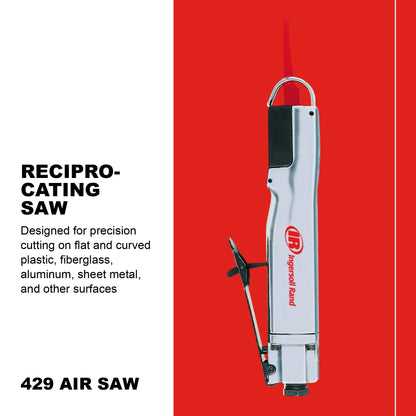Ingersoll Rand 429 Reciprocating Air Saw, 3/8" Stroke Length, 10,000 Strokes per Minute, 1.3 lbs