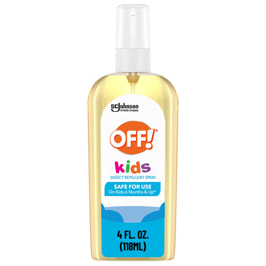 OFF! Kids Insect Repellent Spray, 100% Plant Based Oils, Safe for Use On Babies, Toddlers and Kids, 4 oz