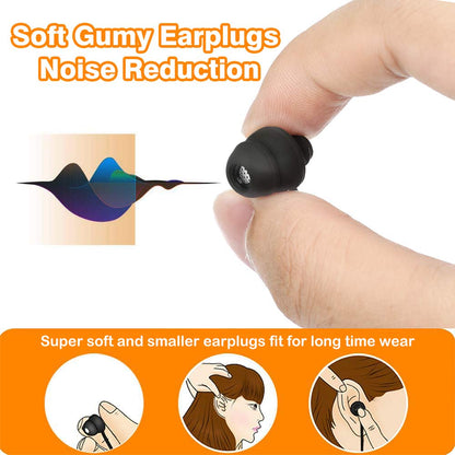 Goojodoq Bluetooth Sleep Headphones Bluetooth 4.2 Wireless Soft in-Ear Sleeping Earbuds, 18 Hours Music time, Wireless Sleep Headsets for Insomnia, Side Sleeper, Gym, Relaxation and Sports-Black