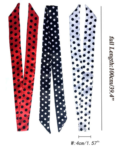 kcctoo 2/6/10Pack Scarf Bags for Women Handbag Scarfs Band Hair Neck Scarves Fashion Gifts