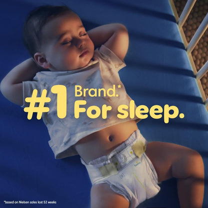 Pampers ZZZ Overnight Diapers, Size 7 (41+ lbs), 36 Count, Nighttime Protection Disposable Baby Diaper, Night Time Leak and Skin Protection