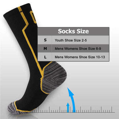 KitNSox Adult Youth Mid Calf Cushion Team Sports Number Socks for Basketball Football Baseball Gold/Black