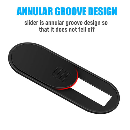 Laptop Camera Cover Slide, 0.028 Inch Ultra Thin Laptop Camera Cover Blocker, Laptop Accessories for iPhone MacBook Laptop, Desktop, PC, Tablet, Protect Your Visual Privacy Security (Pink-3 Pack)