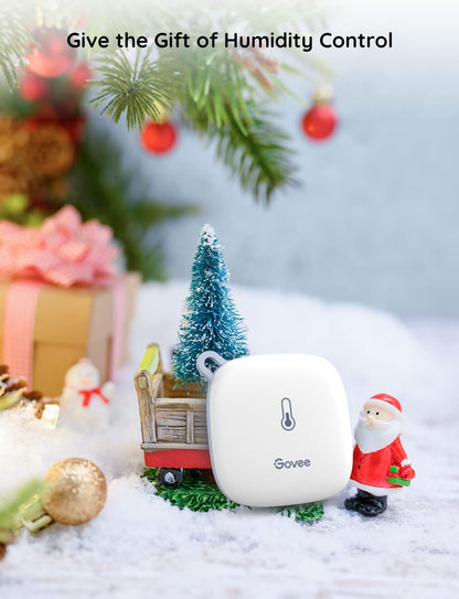 Govee WiFi Thermometer Hygrometer H5179, Smart Humidity Temperature Sensor with App Notification Alert, 2 Years Data Storage Export, Remote Monitor for Room Greenhouse （Only Support 2.4G Wi-Fi）