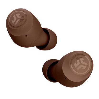 JLab Go Air Tones+ True Wireless Earbuds Designed with Auto On and Connect, Touch Controls, 32+ Hours Bluetooth Playtime, EQ3 Sound, and Dual Connect, Natural Earthtone Color (4625 W)