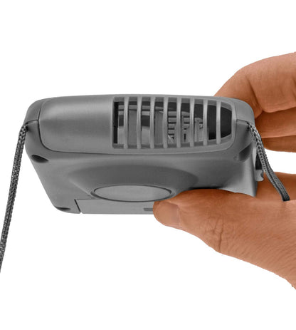 O2COOL Deluxe Personal Necklace Fan | Hands- Free, Battery Operated Wearable Mini Cooling Device for Beach, Sporting Events, Camping (4 Pack Random Colors)