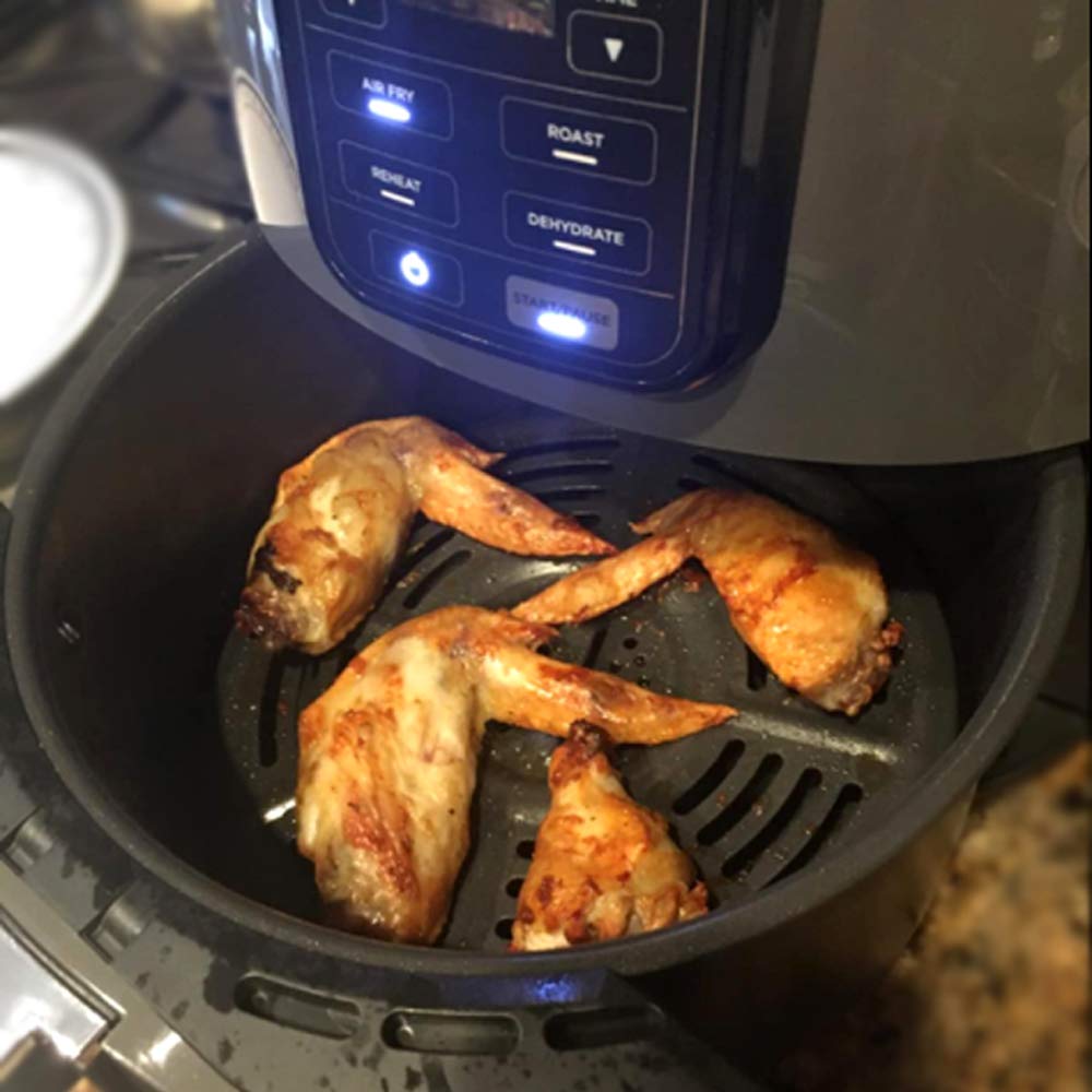 Air Fryer Replacement Crisper Plate For Ninja AF100 to AF150,Grill Pan for Ninja FD401 Foodi OP300 to OP500 Crisper Plate,Air fryer Accessories,Non-Stick