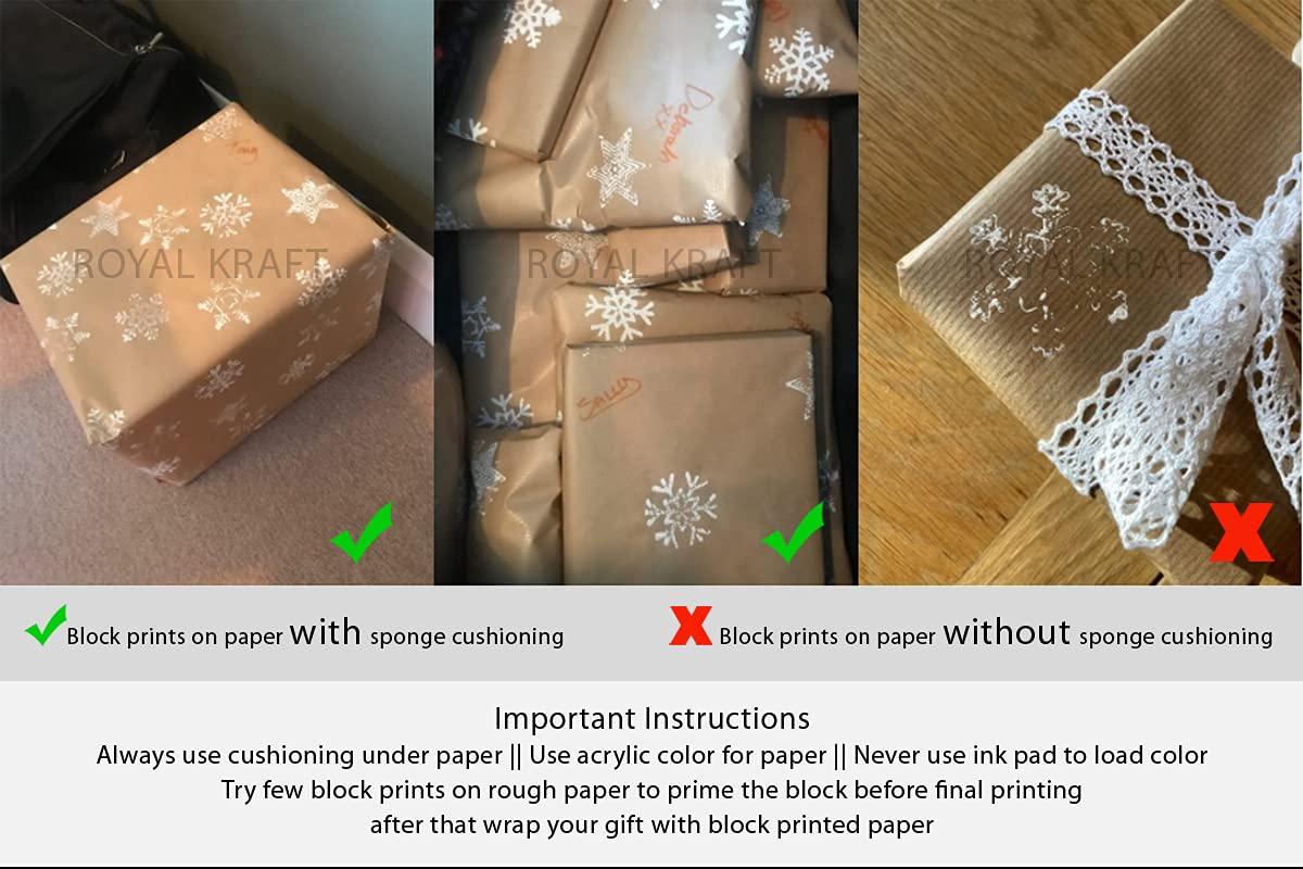 Mehndi Print Blocks Stylish Border Pattern Wooden Stamps (Set of 10) Htag2156