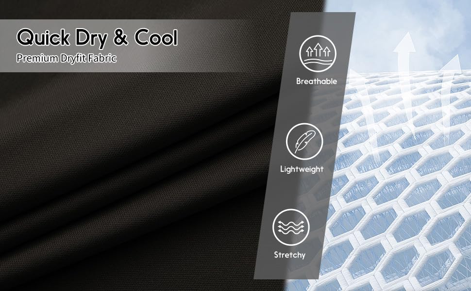 Opna Men's Big & Tall Short Sleeve Moisture Wicking Athletic T-Shirts Regular Sizes & XLT's Black