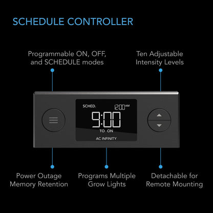 AC Infinity Heavy-Duty Large Humidity Dome 6x12 Germination Kit with Waterproof Seedling Mat, Full Spectrum LED Grow Light Bars, Samsung LM301H EVO Diodes, Vented Extension Panels, for Seed Starting