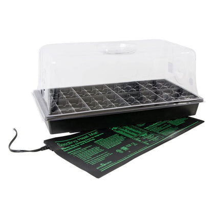 Jump Start CK64060 120V 17W Germination Hot House with Heat Mat, Watertight Tray, Cell Insert and 7" Humidity Dome