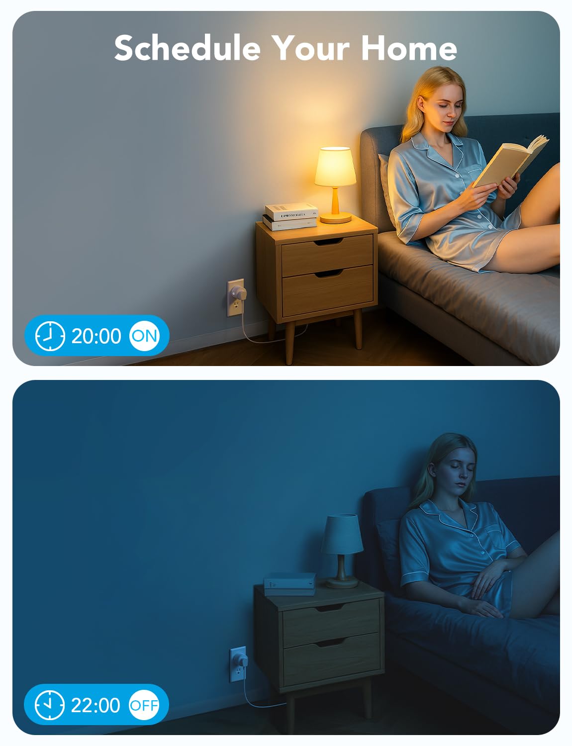 Govee Smart Plug, WiFi Plugs Work with Alexa & Google Assistant, Smart Outlet with Timer & Group Controller, WiFi Outlet for Home, No Hub Required, ETL & FCC Certified, 2.4G WiFi Only, 4 Pack