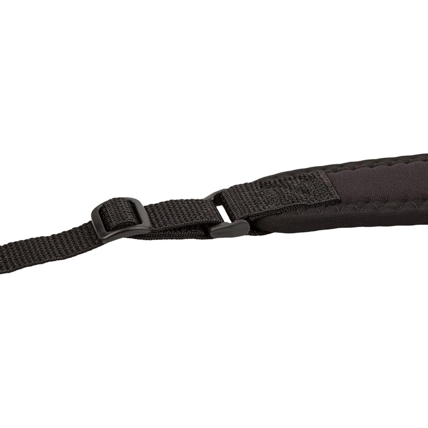 OP/TECH USA Super Classic Camera Neck Strap - UNI Loop Design with Padded Neoprene, Control-Stretch System, and Quick Disconnects - Ideal for Photographers' Comfort (Black)