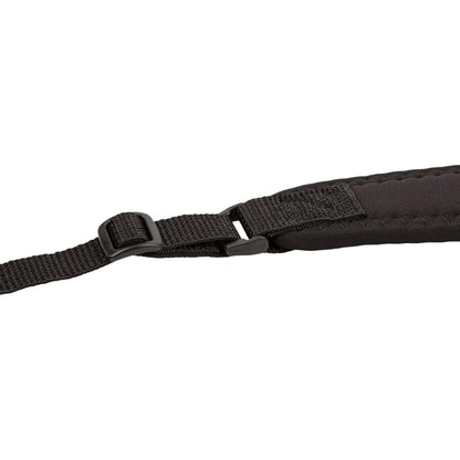 OP/TECH USA Super Classic Camera Neck Strap - UNI Loop Design with Padded Neoprene, Control-Stretch System, and Quick Disconnects - Ideal for Photographers' Comfort (Black)