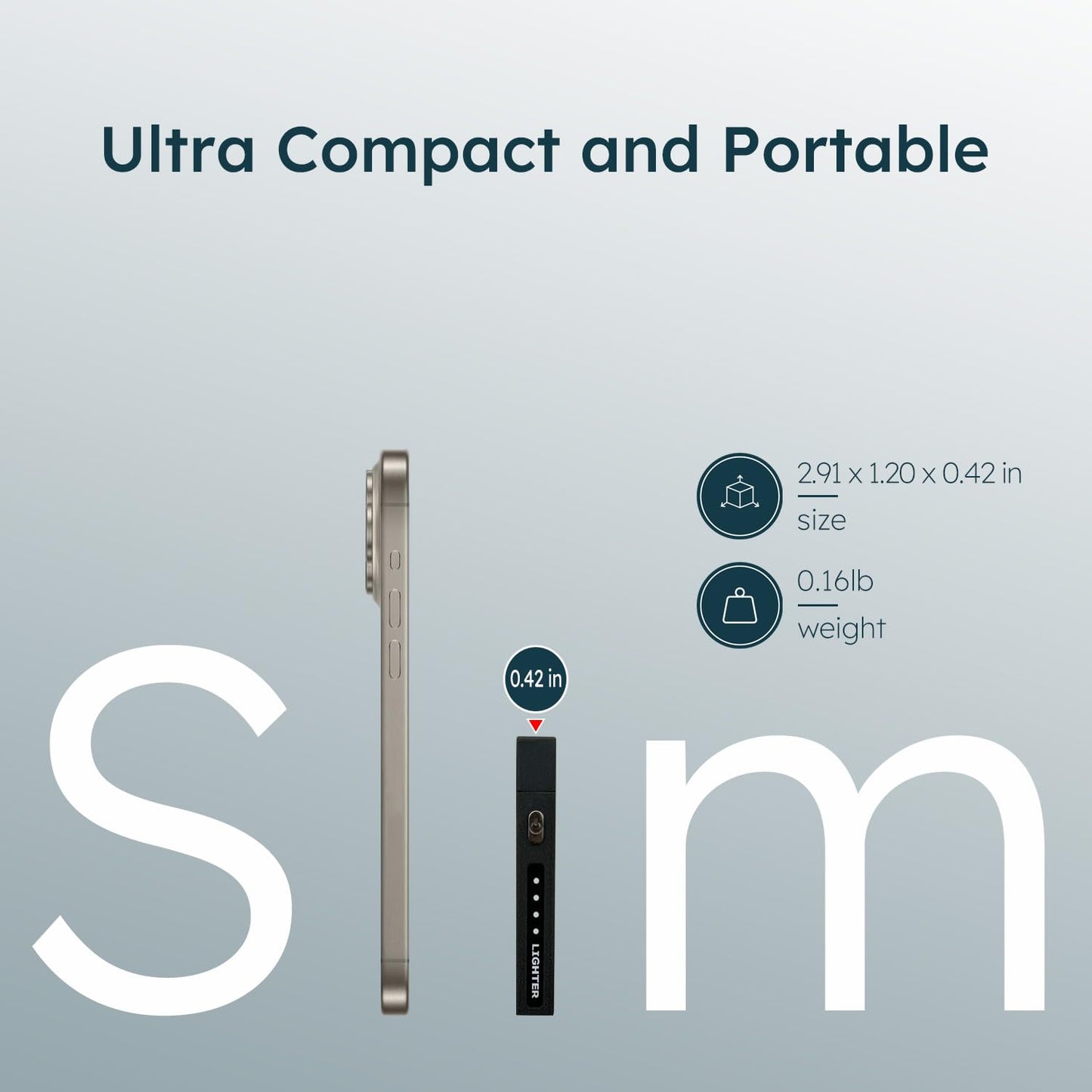 Lighter - Electric Lighter Windproof Double ARC Plasma Lighter USB Rechargeable with Battery Indicator - S2000 (Black.2000)