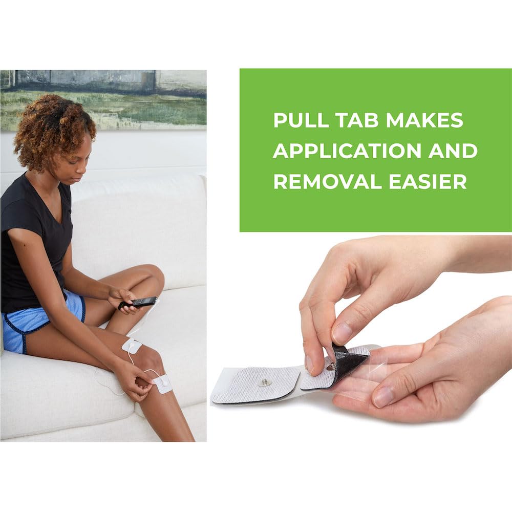 AccuRelief TENS Unit Pain Relief System - Muscle Stimulator For Pain Relief From Back Pain, Neck Pain, And Other Body Pains - Clinical Strength OTC Approved