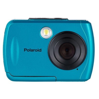 Polaroid IS048 Waterproof Instant Sharing 16 MP Digital Portable Handheld Action Camera, Teal