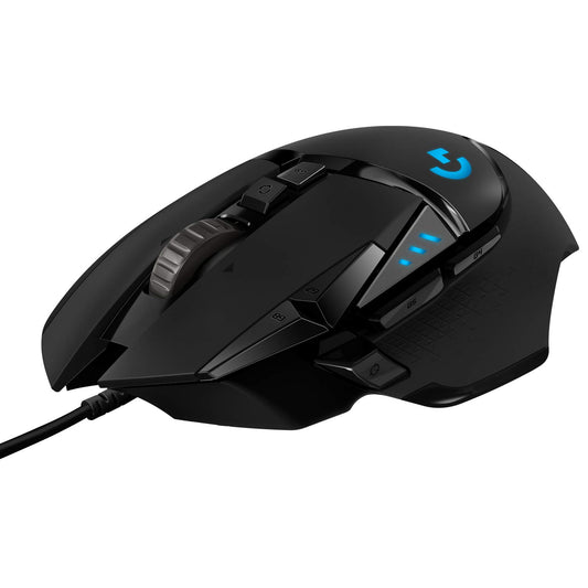 Logitech G502 HERO High Performance Wired Gaming Mouse, HERO 25K Sensor, 25,600 DPI, RGB, Adjustable Weights, 11 Buttons, On-Board Memory, PC/Mac